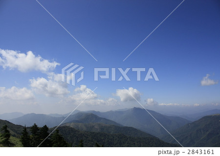 剣山山頂からの眺め