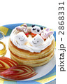 ホットケーキのデコレーション