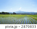 姫神山と田園風景