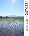 姫神山と田園風景