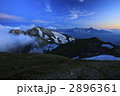 白馬岳からの北アルプスの山並み