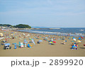 夏の湘南、東浜海水浴場