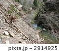 崩れた土砂が川まで　横方向
