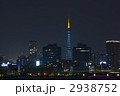 東京タワーと高層ビル群夜景（お台場から）