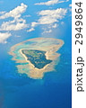水納島の空撮（多良間村／沖縄県）