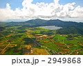 空から眺めた石垣島（石垣島／沖縄県）