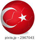 サッカーボール_国旗_トルコ