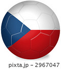 サッカーボール_国旗_チェコ
