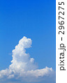 真夏の青空：入道雲