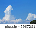 真夏の青空：入道雲