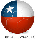 サッカーボール_国旗_チリ