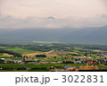 丘から見える上富良野