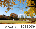 秋の日の公園　クロッケー