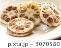 中華の蓮根の肉詰め
