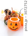 ハロウィンの飾りとジャックランタン