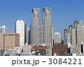 新宿高層ビル街の都庁舎