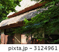 初夏の茅葺きの日本家屋