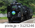 水上駅構内を走るD51
