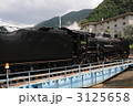 ターンテーブルで方向転換するD51