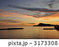 慶留間の夕焼け