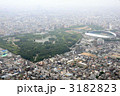 長居公園を空撮