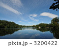 松原湖と青空