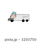 トラックドライバーのイラスト
