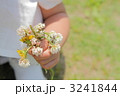花を摘む