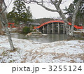 元旦の太鼓橋の雪景色