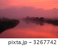 赤に染まる涸沼川