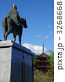 瑠璃光寺　大内弘世像と五重塔