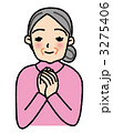 ほっこりするおばあさん