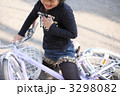 娘　新自転車　転倒