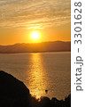 静岡県浜松市 奥浜名湖、舘山寺大草山からの夕陽の眺め。