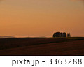 美瑛の丘の夕焼け