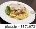 茸クリームソースのパスタ