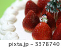 いちごのショートケーキ（ホール右寄りバックカラー横）