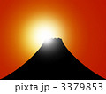 富士山のシルエット
