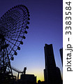 横浜　コスモクロック　ランドマークタワー　夕景