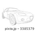 イラスト 乗り物 車 自動車 スポーツカー 自家用車 二人乗り