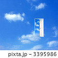青空の世界地図にある扉