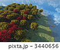 幻想世界（湖畔の紅葉）