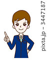 人物イラスト　男性　スーツ