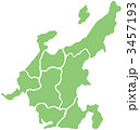 中部地方地図