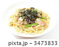 ベーコンとキノコのパスタ