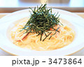 イカとエビの明太子クリームソーススパゲッティ