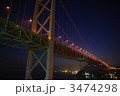 明け前の関門海峡