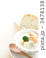 チキンシチューとフランスパン
