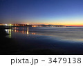 海岸の夕景
