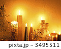 クリスマスグッズとキャンドル
